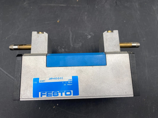 FESTO JMFH - 5/2 - D - 3 C 151871 JO02 2 - 10 BAR 29 - 145 PSI SOLEINOID VALVE SUBPLATE - KLR Automation