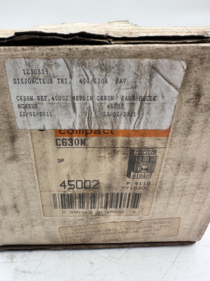 MERLIN GERIN C630N  COMPACT 45002 3P DISJONCTEUR TRIPHASE SANS DECLENCHEUR