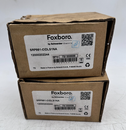 FOXBORO SCHNEIDER ELECTRIC SRP981-CIDLS1NA 12000202244 POSITIONNEUR x1pc
