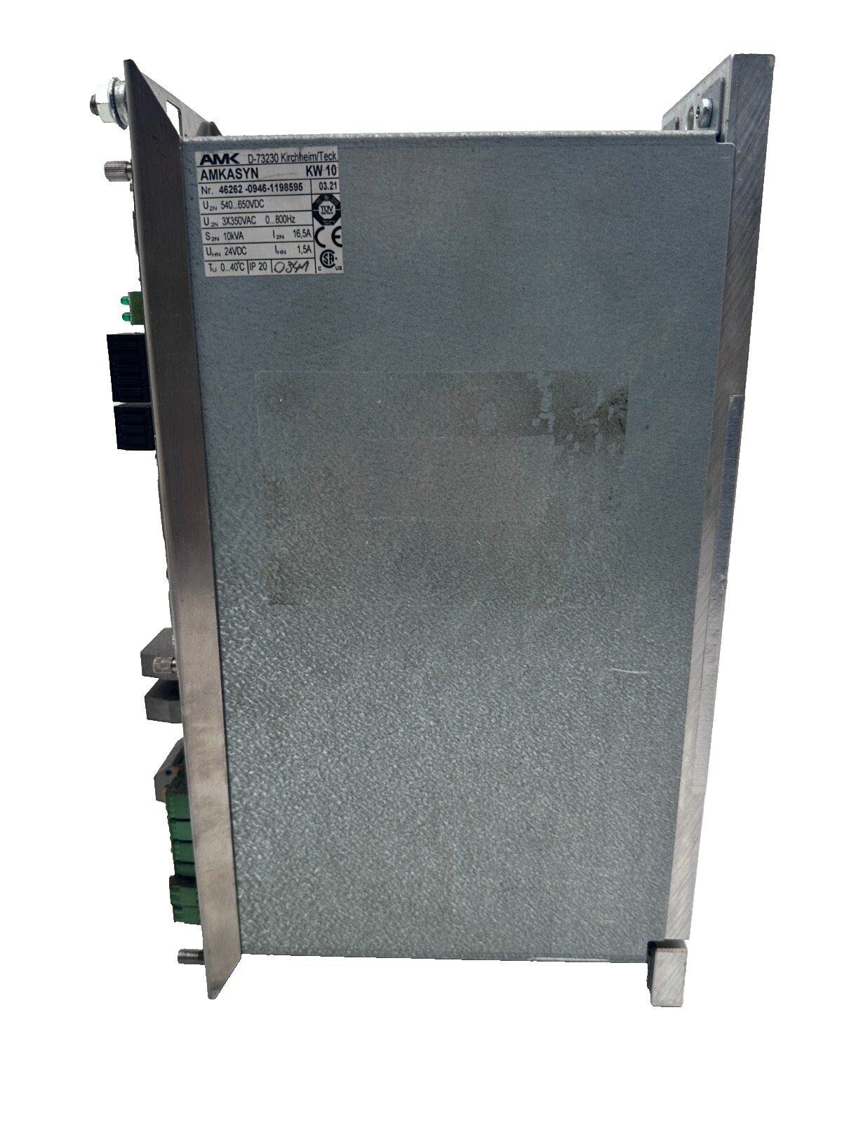 AMK AMKASYN KW 10 10kVA AVEC KW-R03 VERSION 03.21 SERVODRIVE