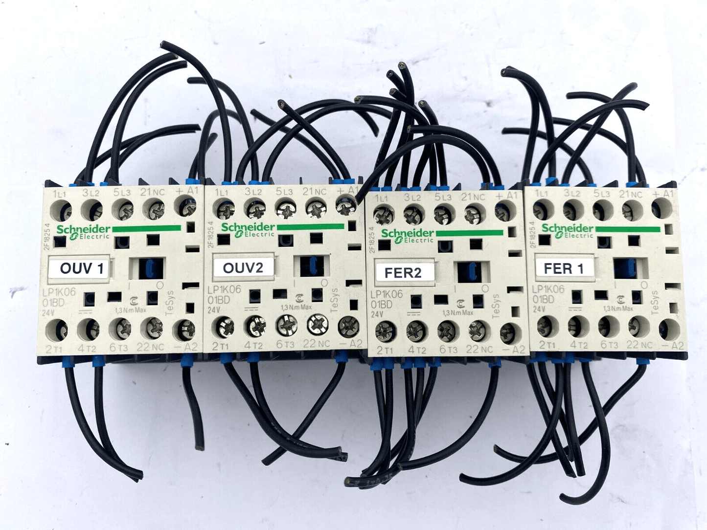 LOT OF 3 SCHNEIDER ELECTRIC LP1K06 01BD CONTACTOR - KLR Automation