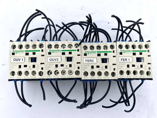 LOT OF 3 SCHNEIDER ELECTRIC LP1K06 01BD CONTACTOR - KLR Automation
