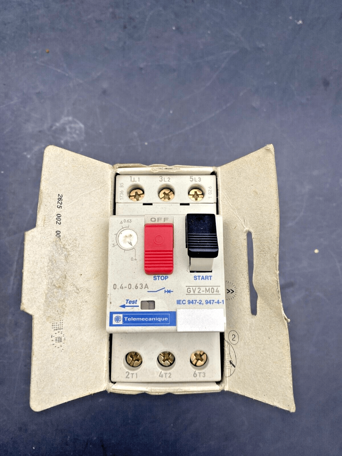 TELEMECANIQUE GV2 M04 021083 MOTOR CIRCUIT BREAKER - KLR Automation
