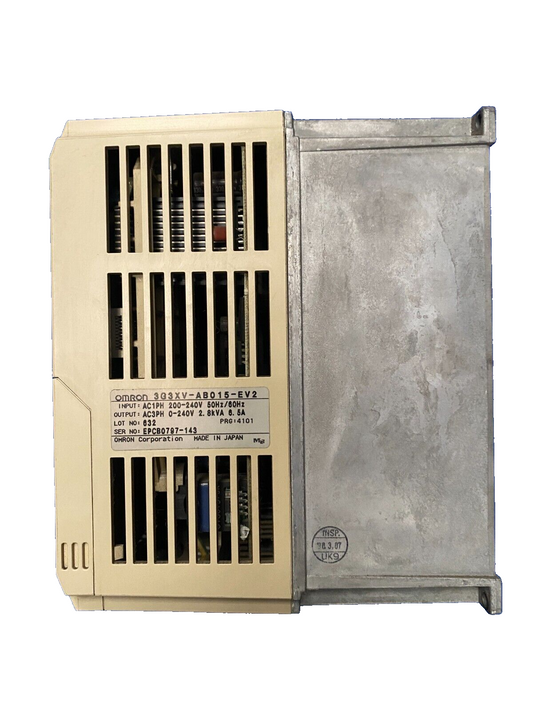 OMRON 3G3XV-AB015-EV2 3G3XV INVERTER SYSDRIVE 200-240V 1PH 1.5kW x1pc