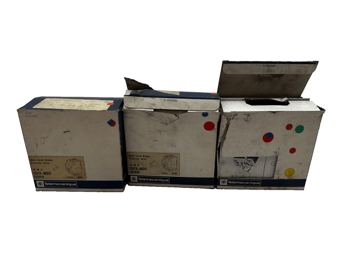 TELEMECANIQUE GV3 - M20 021305 10 - 16A MOTOR CIRCUIT BREAKER x1pc - KLR Automation