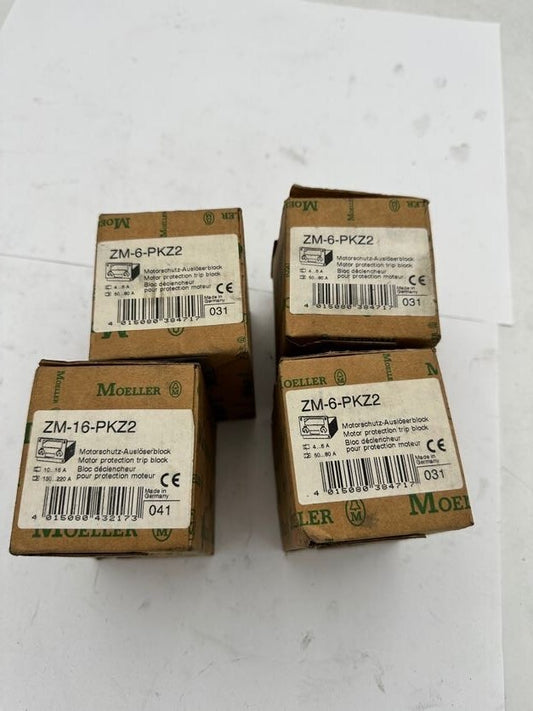 1pc x MOELLER ZM-6-PKZ2 MOTOR PROTECTION TRIP BLOCK