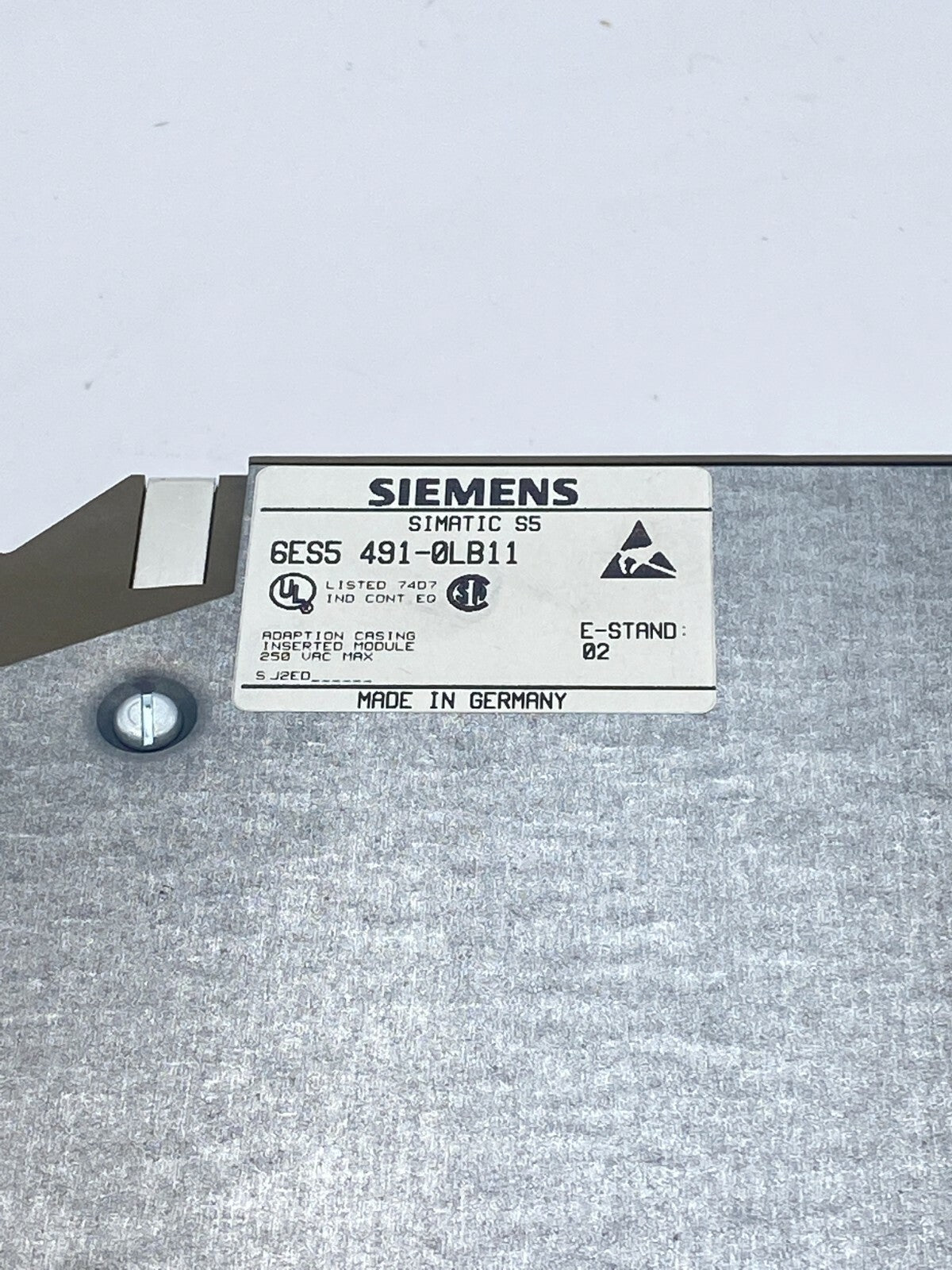 2pc x Siemens 6ES5 491-OLB11 Adaption Casing Inserted Module