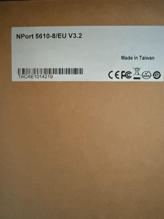 MOXA NPort 5610 - 8/EU V3.2 NPort 5610 - 8 - General Device Servers - KLR Automation