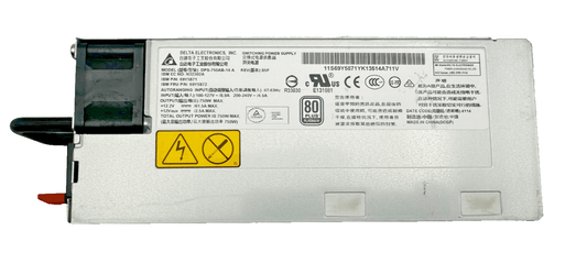 DELTA ELECTRONICS DPS - 750AB - 14 A IBM 69Y5871 750W POWER SUPPLY - KLR Automation
