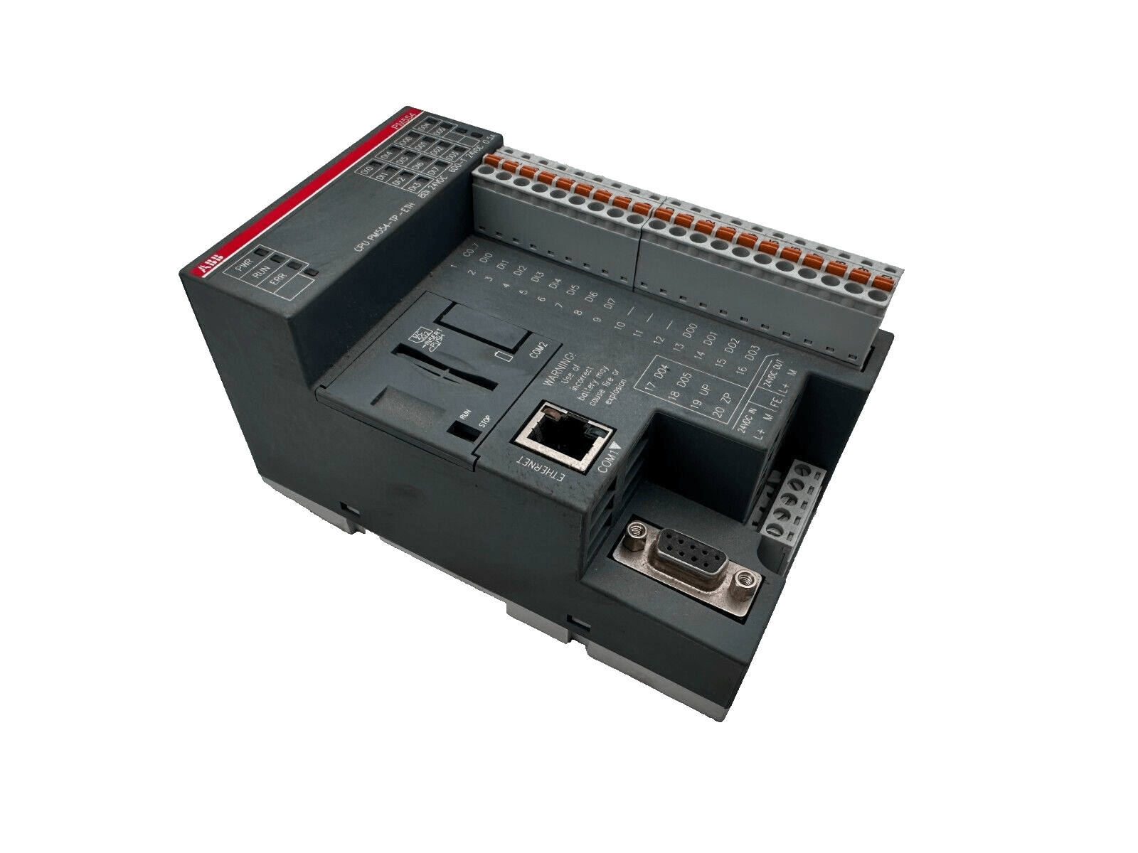 ABB PM554 PM554 - TP - ETH 1SAP120600R0071 CENTRAL PROCESSING UNIT 128kB ETHERNET - KLR Automation