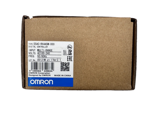 OMRON E5AC-RX4A5M-000 05121M VER 2.1 DIGITAL CONTROLLER MULTI-RANGE AC100-240 x1