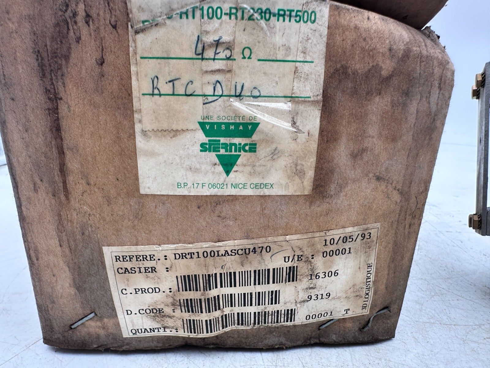 SFERNICE CRT100L 470 OHM 0.462A 10% + FRT100L 470 OHM 0.462A 10% BOBINE