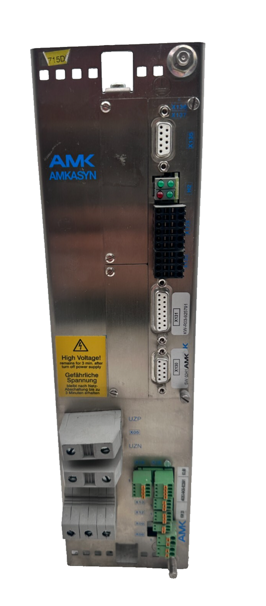 AMK AMKASYN KW 20 AVEC KW-R03 20kVA VERSION 03.00 SERVO DRIVE