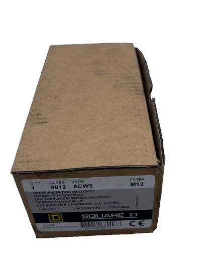 SQUARE ACW5 PRESSURE SWITCH x1