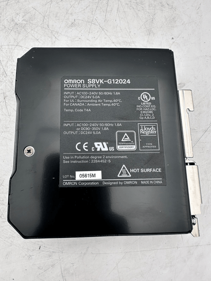 OMRON S8VK - G12024 POWER SUPPLY - KLR Automation