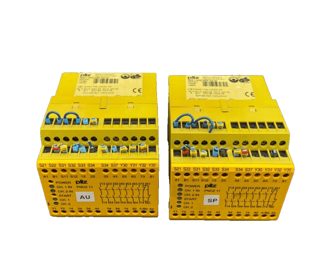 PILZ PNOZ 11 774080 24VAC 24VDC 7N/O 1N/C RELAIS DE SECURITE x1pc - KLR Automation