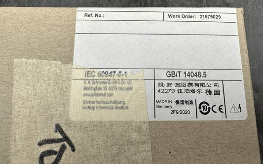 SCHMERSAL AZM 161SK - 12/12RIA - 024 - B6R GB/T 14048.5 21579029 SAFETY SWITCH x1pc - KLR Automation