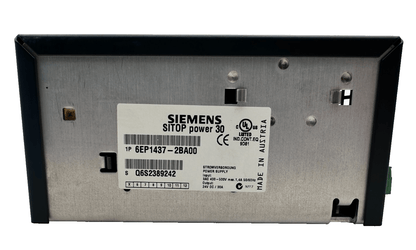 SIEMENS 6EP1437 - 2BA00 SITOP POWER 30 POWER SUPPLY - KLR Automation