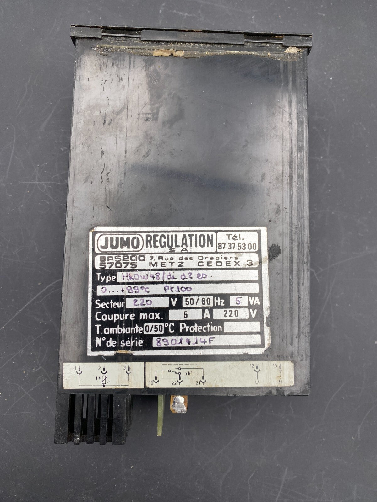 1pc x JUMO TRON HROW - 48/DI - D2 - ES TEMPERATURE CONTROLLER FOR PT100 - KLR Automation