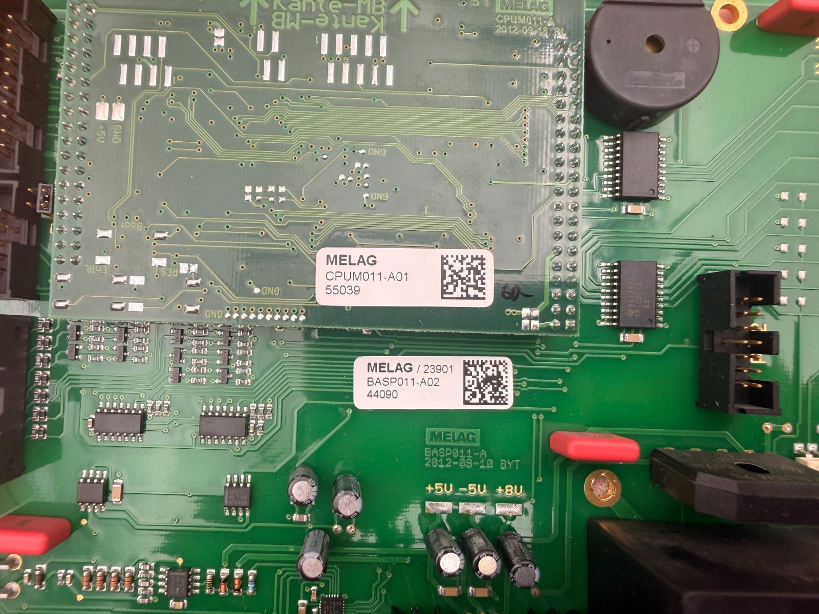 MELAG Control Board BASP011 + CPUM011 ME23901 Carte électronique autoclave 24B+ - KLR Automation