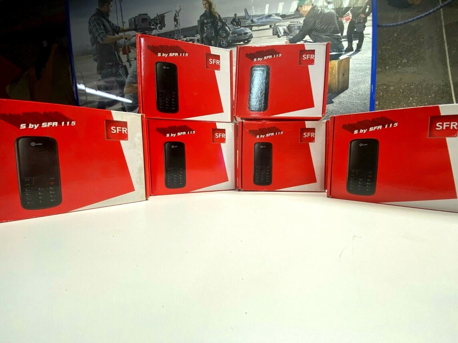 Lot de 6 pc x Alcatel SFR 115 Senior Mobile Phone Old Stock Rare Mobile Phone - KLR Automation