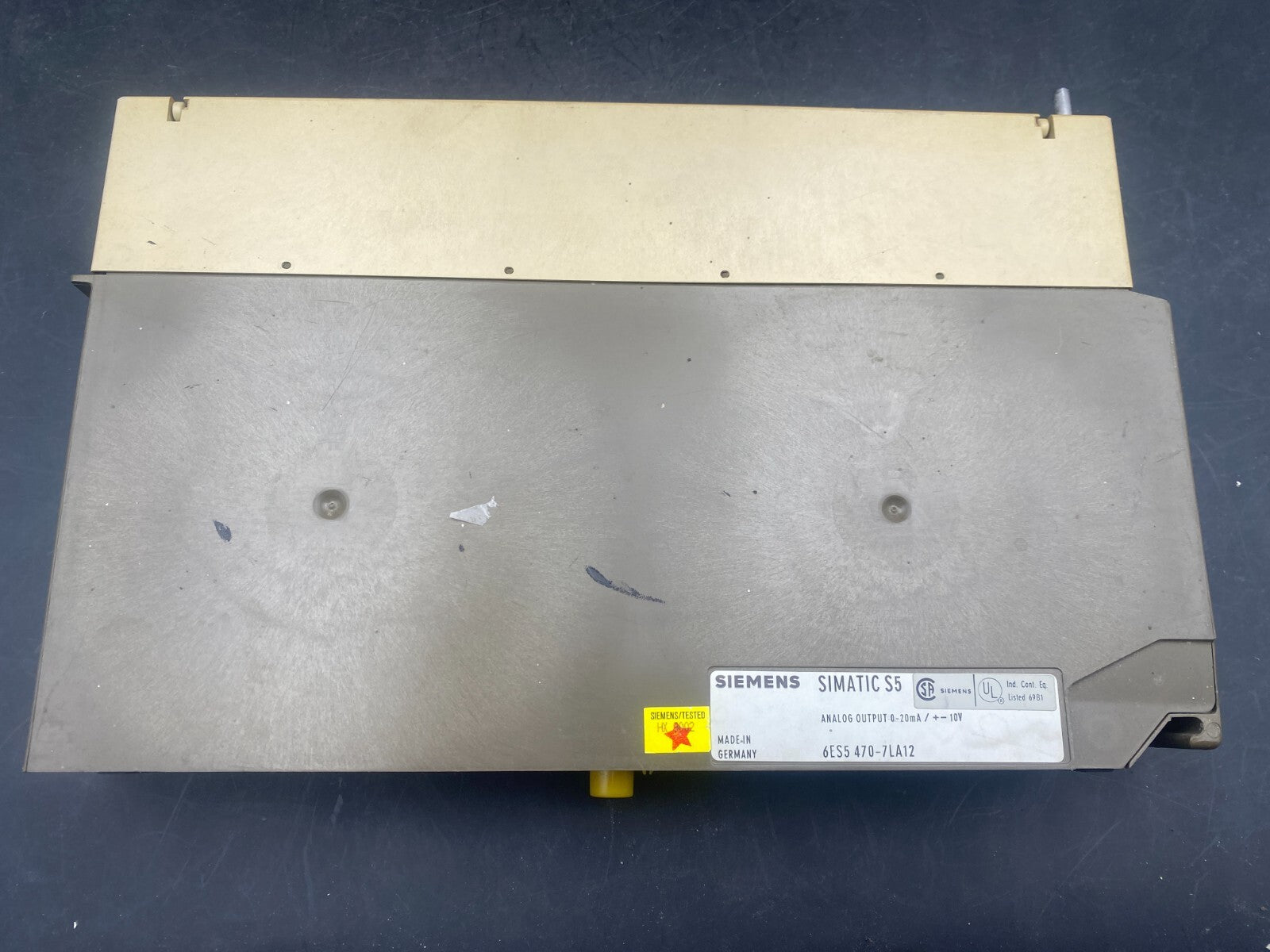 1pc x SIEMENS SIMATIC S5 6ES5470 - 7LA12 ANALOG OUTPUT MODULE - KLR Automation