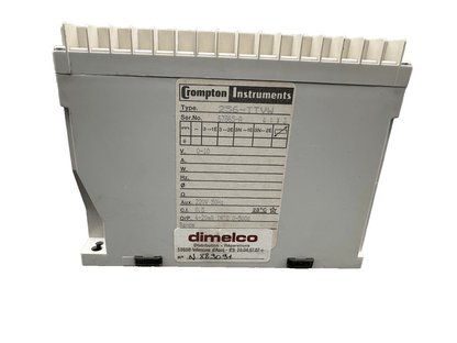 CROMPTON INSTRUMENTS 256 - TTVW 0 - 10 4 - 20mA 220V CONVERTISSEUR DE MESURE - KLR Automation