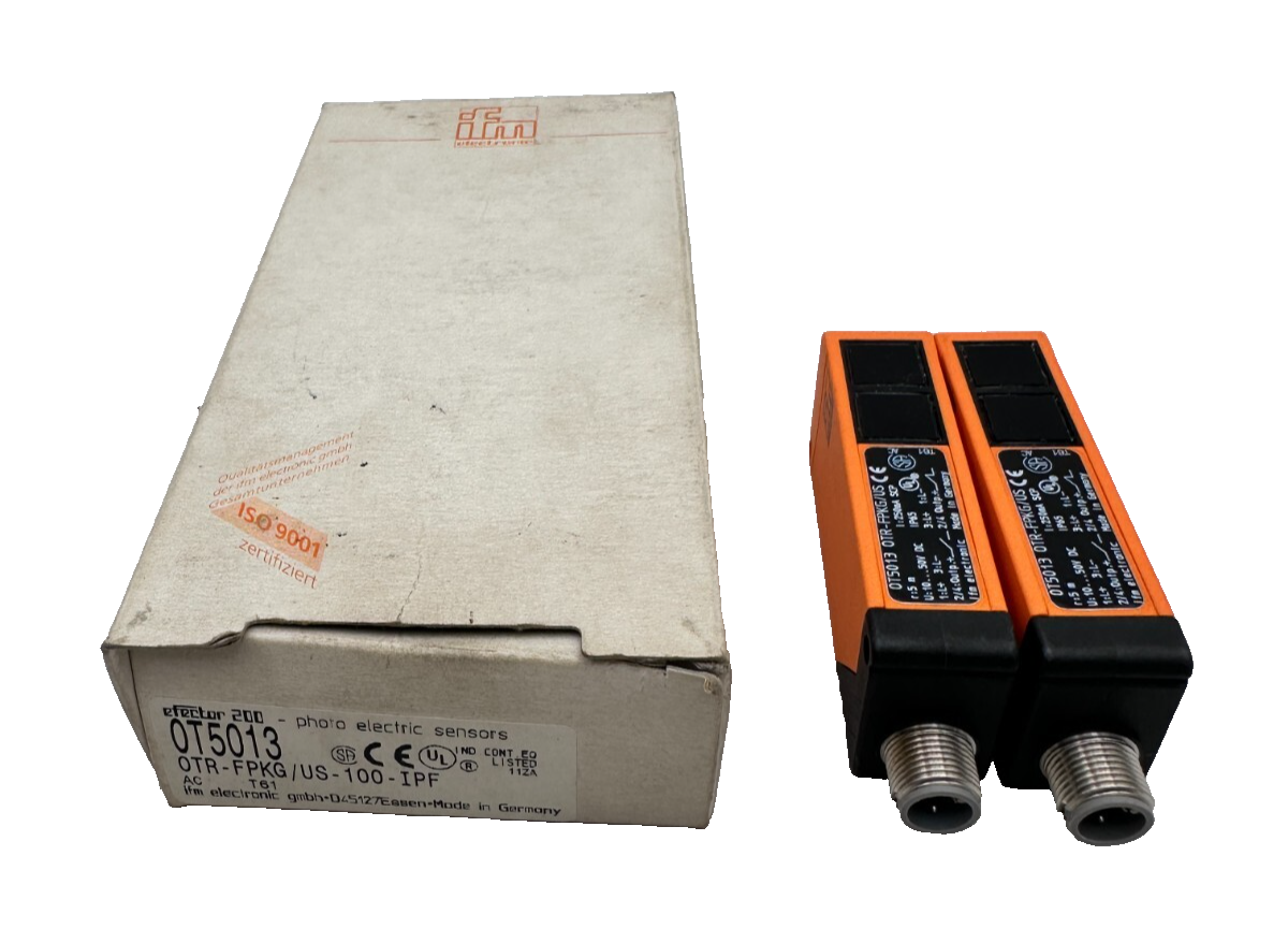 IFM 0T5013 0TR-FPKG/US PHOTO ELECTRIC SENSOR x2pc