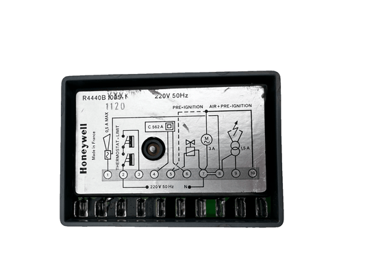 HONEYWELL R4440B RG 02383/73 BOITIER DE CONTROLE 220V 1.5A ts10s - KLR Automation