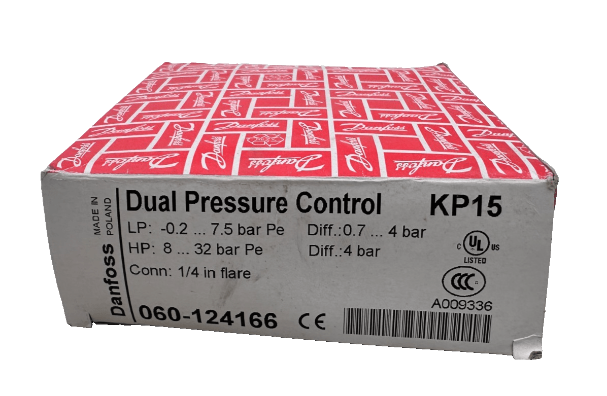 DANFOSS KP15 060 - 124166 DUAL PRESSURE CONTROL - KLR Automation