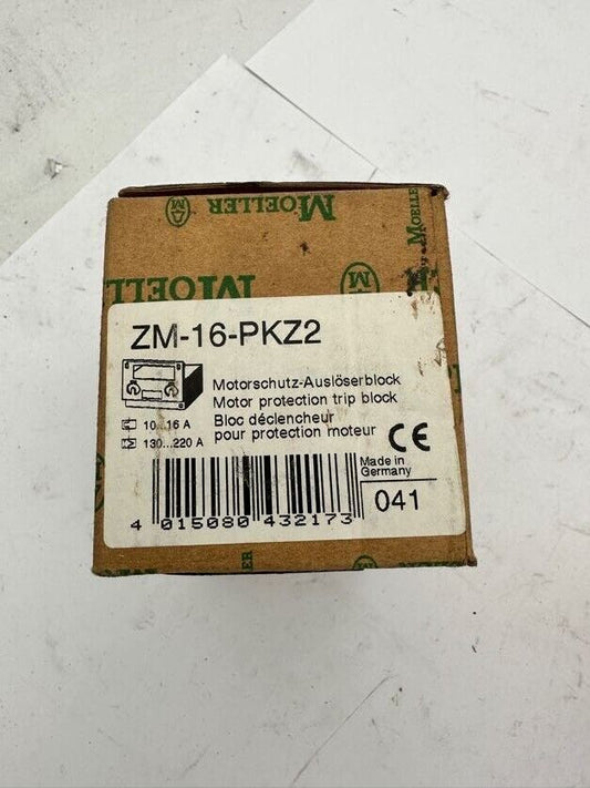 1pc x MOELLER ZM-16-PKZ2 MOTOR PROTECTION TRIP BLOCK