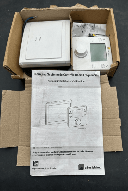 ELM LEBLANC PROGRAMMATEUR THERMOSTAT D'AMBIANCE AVEC RECEPTEUR ET SONDE - KLR Automation