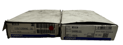OMRON MY4IN RELAIS DE PUISSANCE 110 - 120VAC ET 24 VDC x16pc - KLR Automation