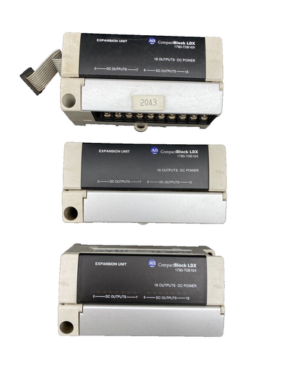1pcx ALLEN BRADLEY COMPACT BLOCK LDX 1790-T0B16X EXPANSION UNIT 95745501 REV B01