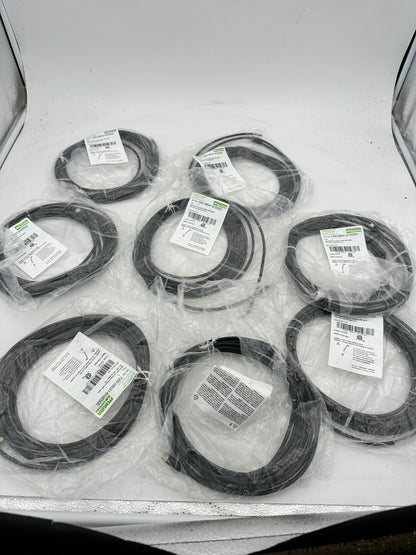 8 pc x MURRELEKTRONIK 7000-08041-6100500 M8 FEMALE CONNECTOR STRAIGHT WITH CABLE