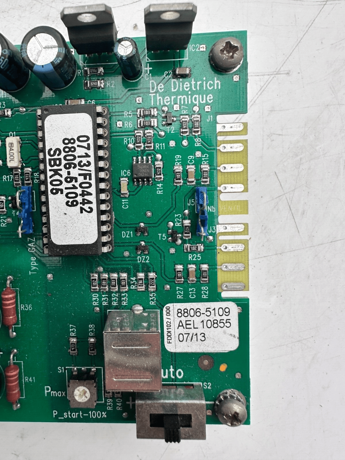 DE DIETRICH 88065109 AEL 10855 CARTE VARION CHAUDIERE - KLR Automation