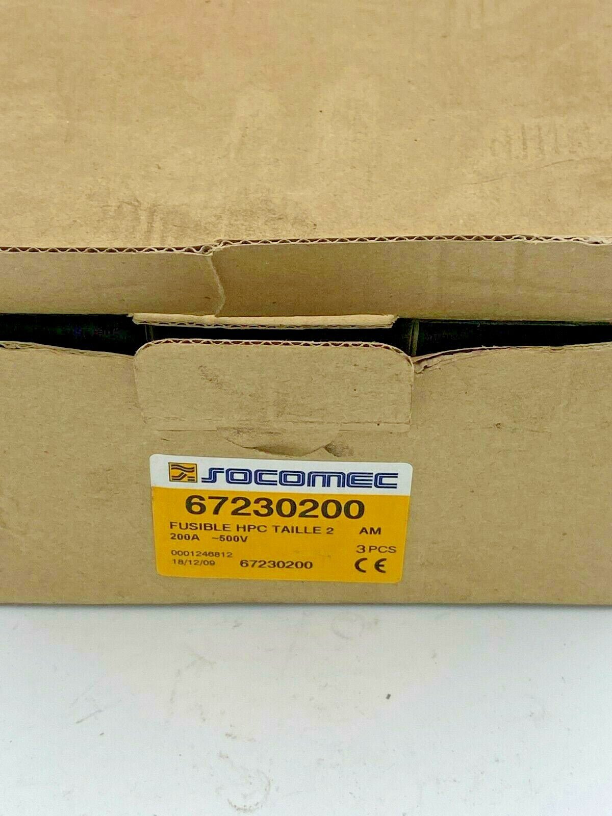 Socomec Fusible 67230200 T.2 200A 500V - KLR Automation