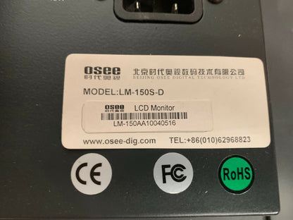  MULTI-FORMAT  BROADCAST STUDIO OSEE 150 Monitor Sdi LM-150S-D