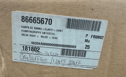 DE DIETRICH 86665670 181802 CORPS DE VANNE + CLAPET + JOINTS - KLR Automation