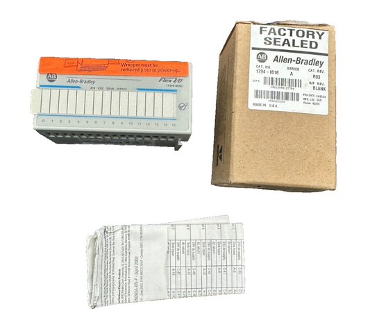 ALLEN-BRADLEY 1794-IB16 SERIES A REV R03
