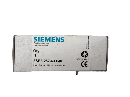 SIEMENS 3SE3257 - 6XX40 POSITION SWITCH x2pc - KLR Automation