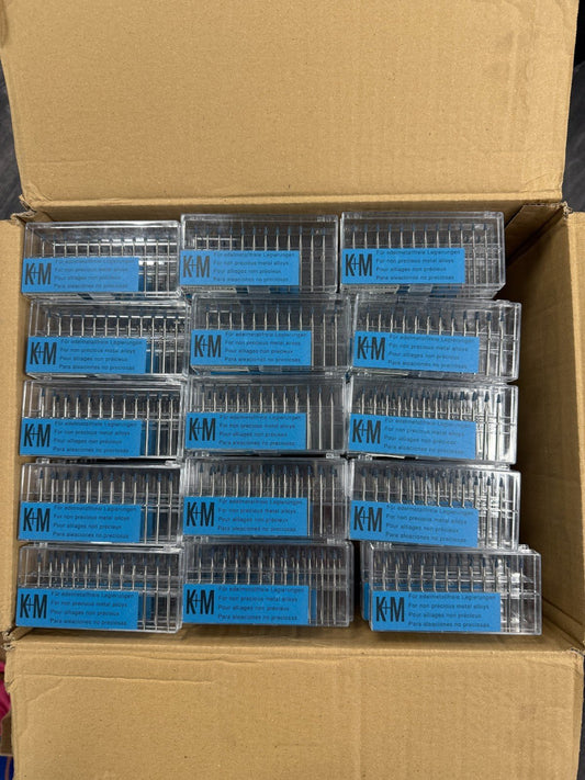 K+M 649R.HP.025.BL – Lot 120 Fraises Jota Swiss Ø2,5 mm / Dental Burs H - KLR Automation