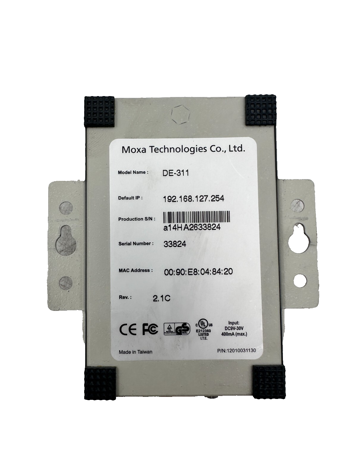 MOXA NPORT EXPRESS DE-311 RS-232/422/485 DEVICE SERVER