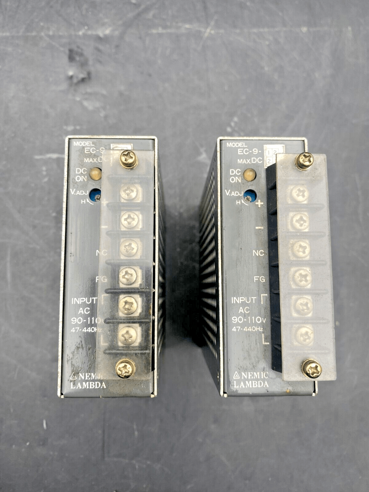 LOT OF 2 NEMIC LAMBDA EC - 9 POWER SUPPLY - KLR Automation