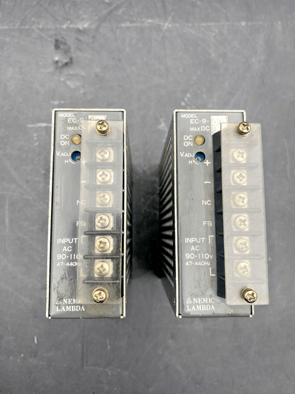 LOT OF 2 NEMIC LAMBDA EC - 9 POWER SUPPLY - KLR Automation