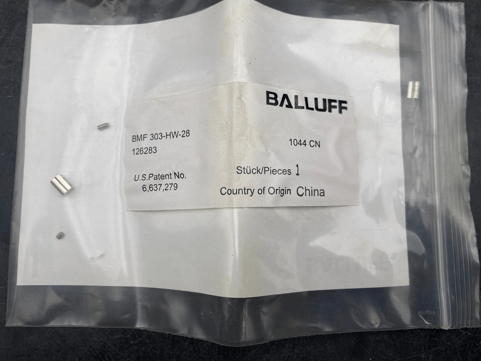 BALLUFF BAM00KZ BMF 303 - HW - 28 ACCESSORY MECHANICAL x5pc - KLR Automation
