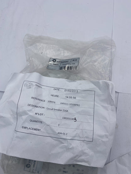 7pc x VITRONIC ABB S201 109476 CIRCUIT BREAKER Z16A