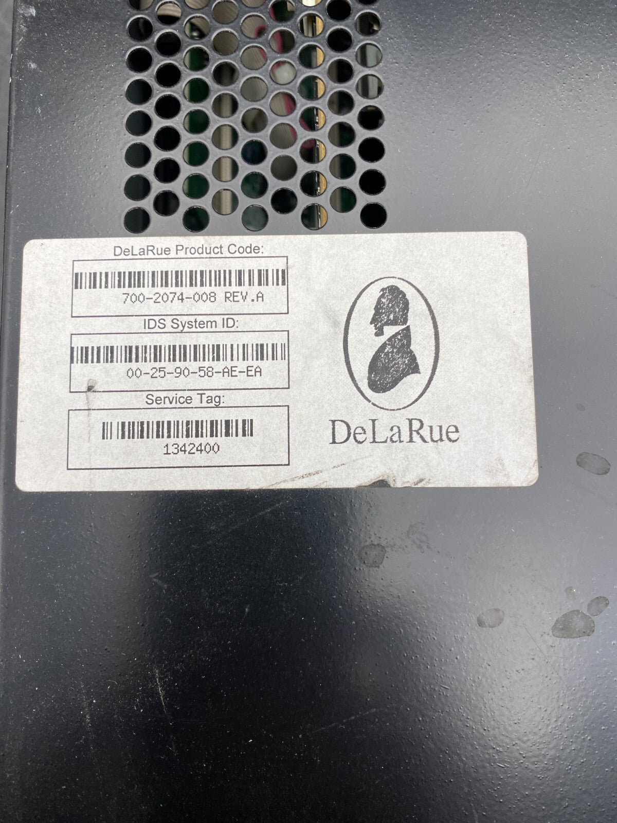 DELARUE PC 700-2074-008 REV A WINDOWS 7 PRO PROCESSEUR INTEL DDR2