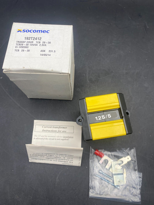 SOCOMEC 192T2412 TCB 28 - 30 CURRENT TRANSFORMER - KLR Automation