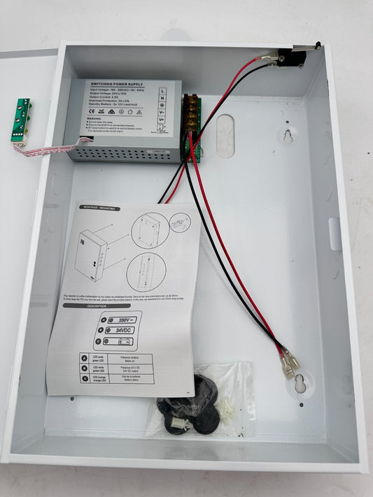 SEWOSY AD24025R ALIMENTATION A DECOUPAGE 230V 24VDC 2.5A AVEC RELAIS DEFAUT